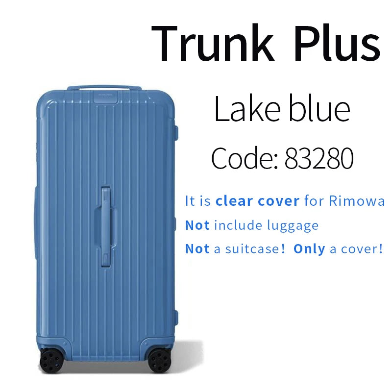 Transparent Cover Applicable for Rimowa Essential Suitcase Protective Cover Clear Trunk Plus 31 33 Inch Rimowa Luggage Cover