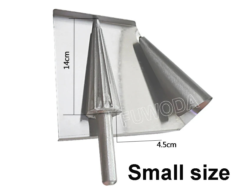 Small / Big Ice Cream Cone Maker Crispy Waffle Cone Gelato Cone Mold Ice Cream Cone Making Machine