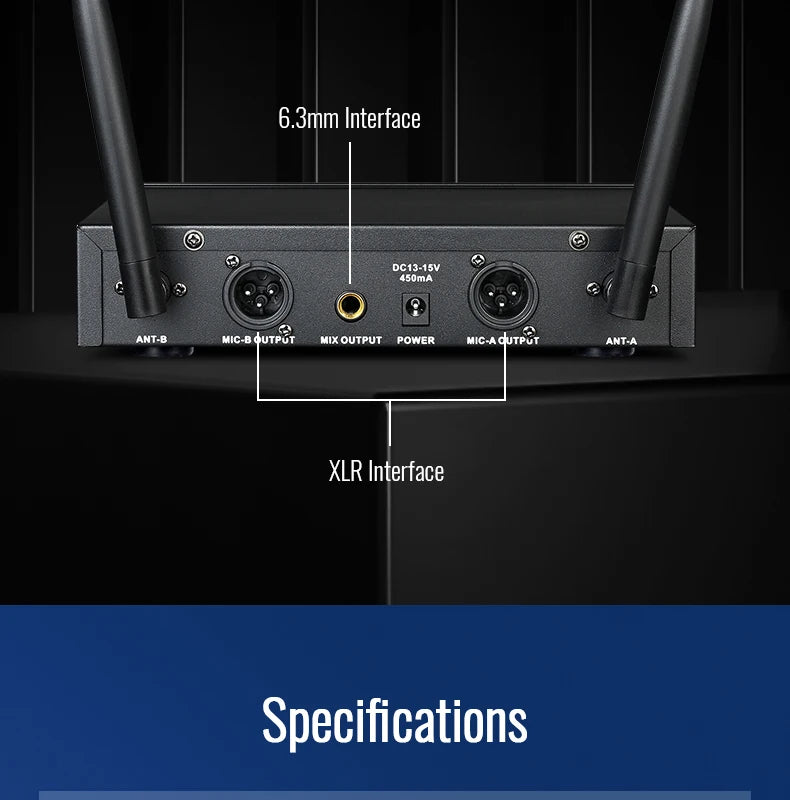 Takstar TS-3310UH Wireless Microphone UHF integrated circuit KTV Conference Home Entertainment Outdoor Performance