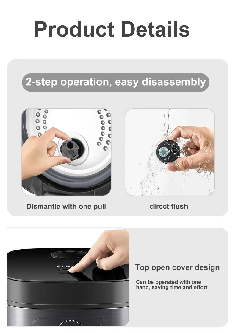 SUPOR 3L-5L Electric Rice Cooker Household Smart Multifunction Soup Rice Cooking Machine Non-stick Liner For 2-11 Person