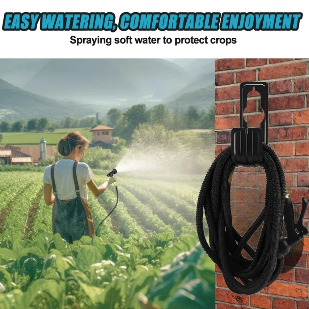 Expandable Garden Hose 25ft–150ft with Nozzle Lightweight, no-kink, durable flexible hose expands when filled, shrinks for easy storage.
Perfect for car washing, garden watering, patio cleaning.