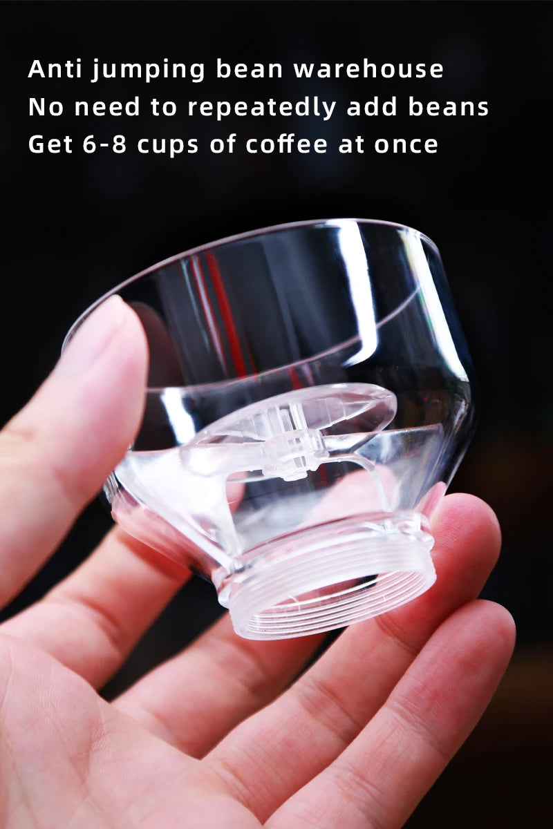 Portable Electric Stainless Steel 48mm Conical Burrs Adjustment Design Electric Coffee Grinder