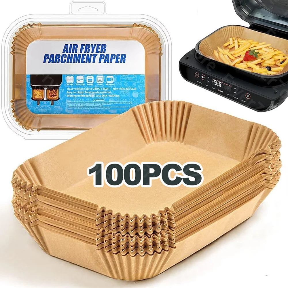 Parchment Paper Liner for Ninja Foodi XL Smart FG551 6-in-1 Indoor Grill Accessories Air Fryer Liner Reusable Heat Resistant Mat