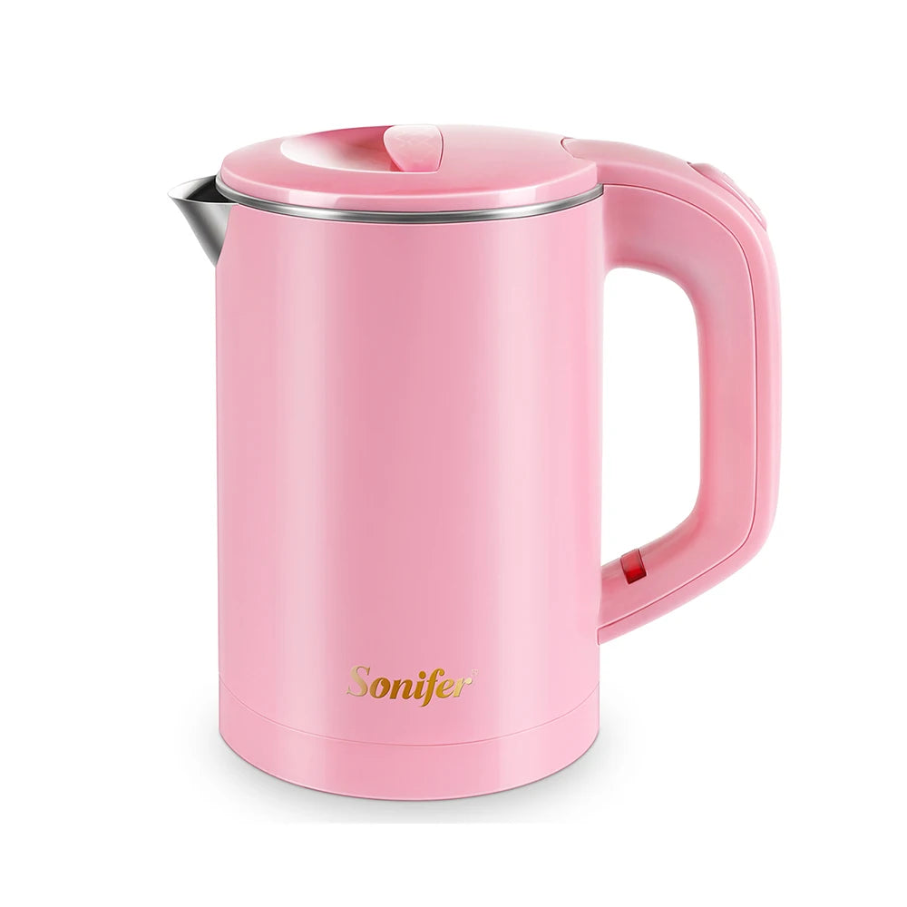 Travel Electric Kettle Tea Coffee 0.6L Mini Stainless Steel Cordless Portable  Kettle 800W For Hotel Family Trip Pot Sonifer