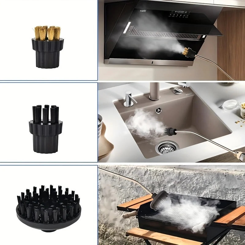 2500W High Pressure Steam Cleaner High Temperature Washing Machine for Home Air Conditioner Kitchen Hood Car Floor Cleaning Use