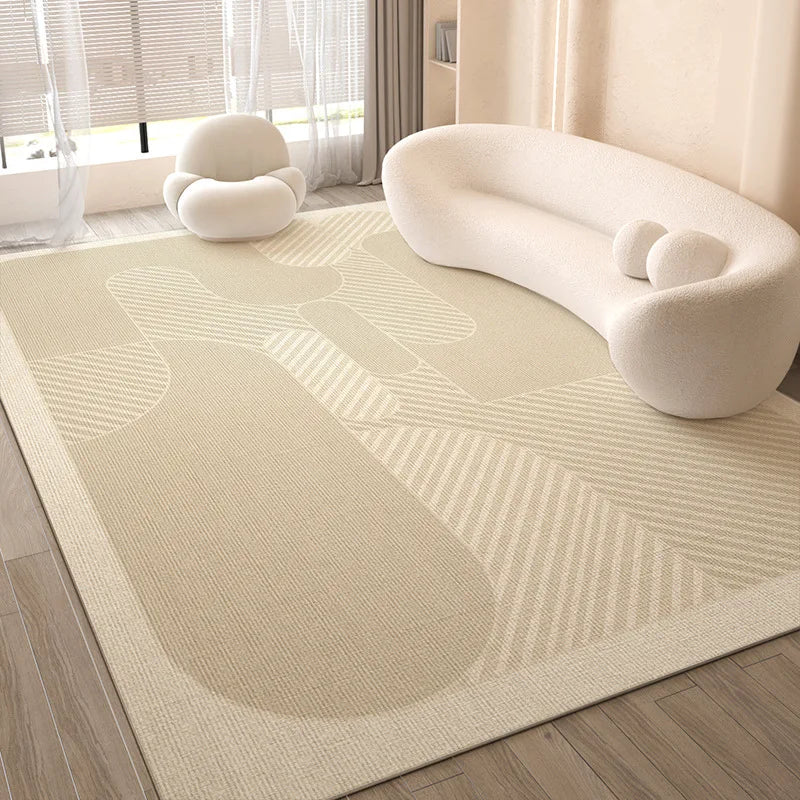 VIKAMA French Carpet For The Living Room, Wabi-Sabi Style Carpet, Easy To Maintain, Light Luxury, Bedside Carpet For The Bedroom