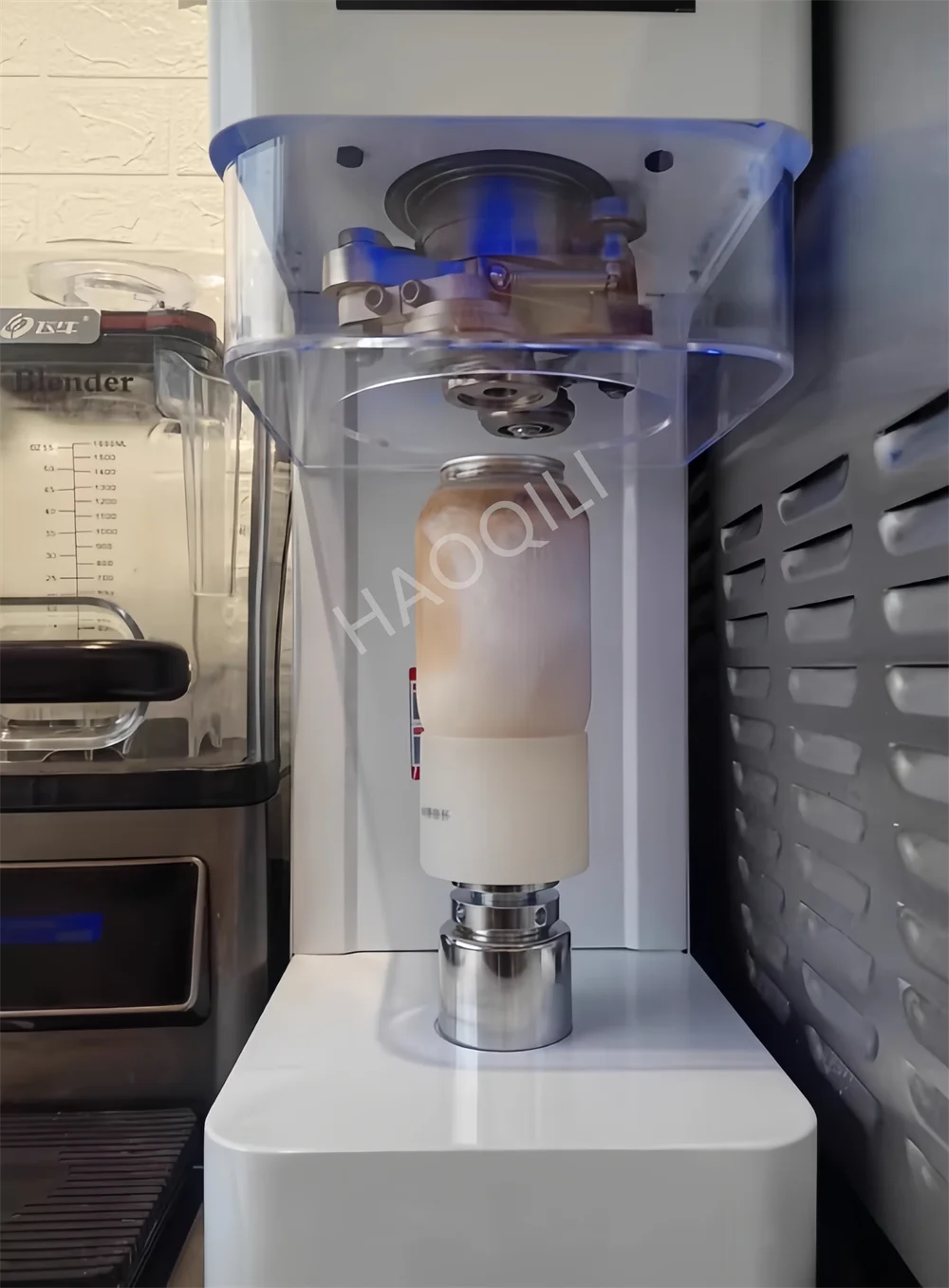 Commercial Can Sealing Machine 330/500/650ml Can Sealer 55mm Caliber Milk Tea Beverage Bottle PET Aluminum Bottle