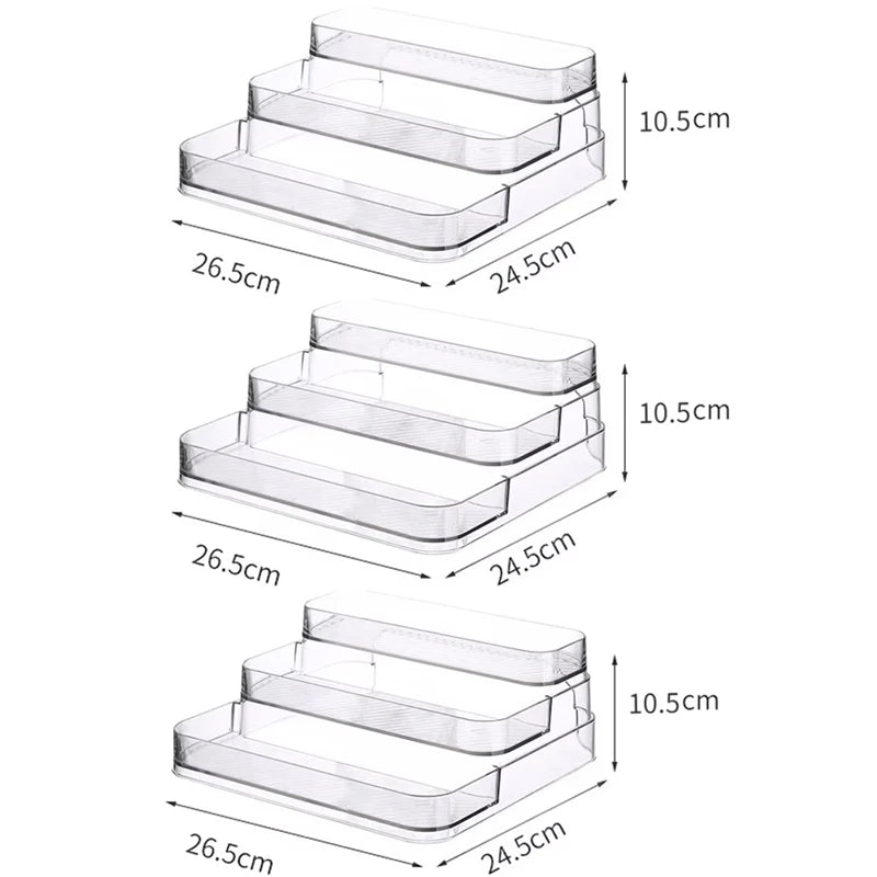 3 Tier Desktop Perfume Shelf Bathroom Makeup Organizer Perfume Aromatherapy Organizer Skin Care Product Storage Rack Organizer