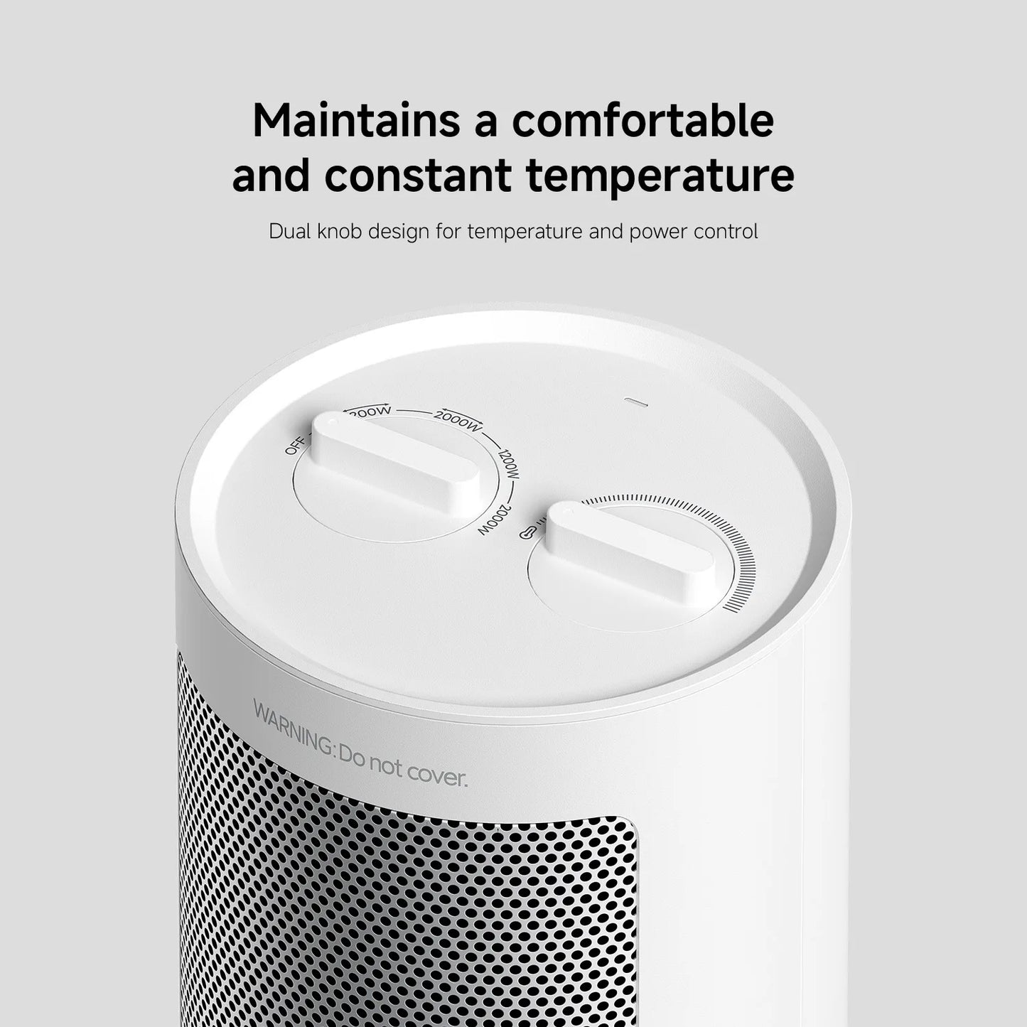 XIAOMI Fan Heater Compact Home Standing Quick-Heat Oscillating Electric Fan Heater with Thermostatic Control