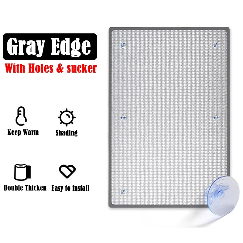 Home Windows Sunshades Anti-UV Aluminum Foil Shading Screen Sunshine Room Shading Board Keep Warm Film Balcony Privacy Pad