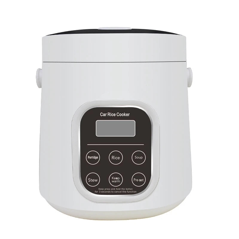 Car rice cooker 12v 24V 220V car home dual use self-driving portable rice cooker 24v truck smart rice cooker lunch box