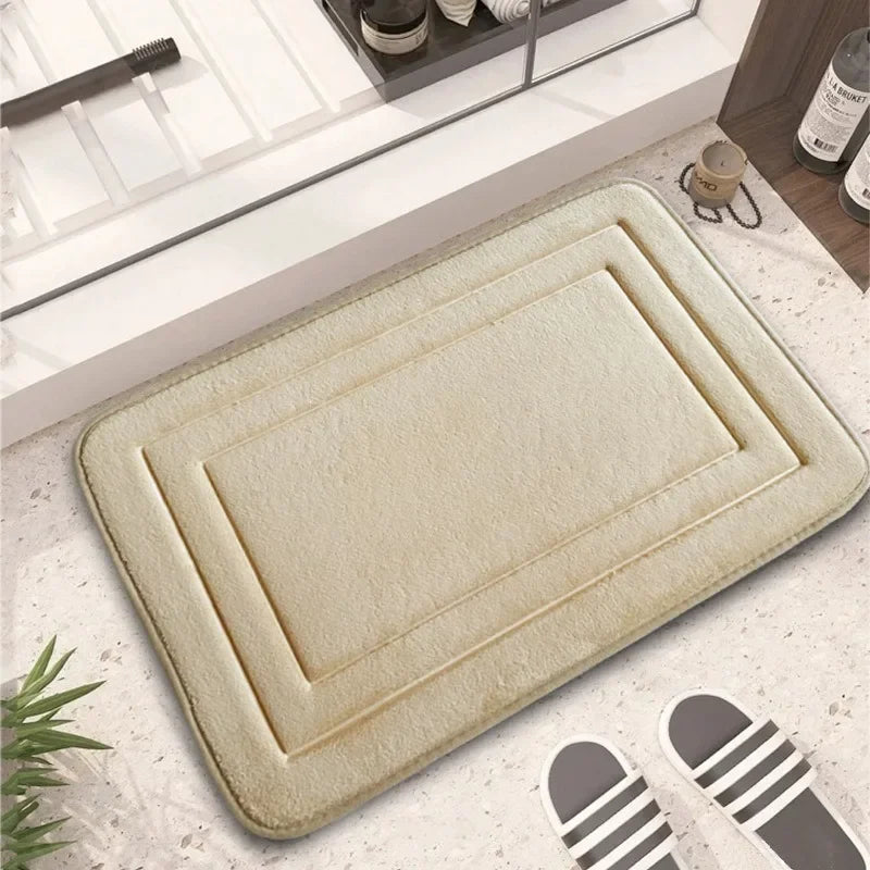 1PC Bath Mat & Bathroom Extra Thick & Soft Non Slip Super Absorbent Bathroom Rugs Bath Rug for Bathroom Floor Boden Matte 발매트