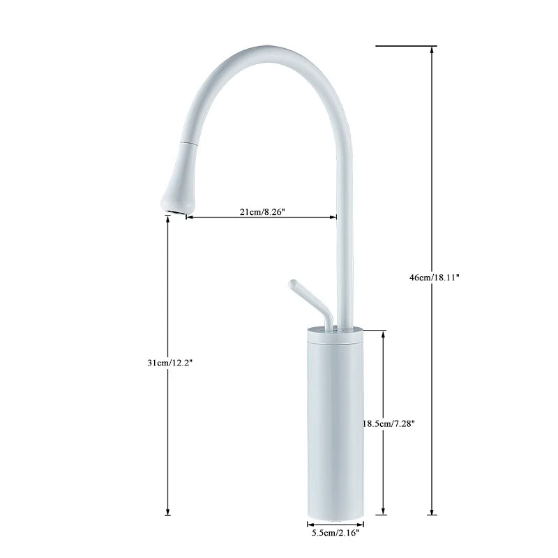 Modern Basin Faucet Bathroom Sink Faucets 360 Rotation Deck Mounted Bathroom Faucet Hot Cold Water Tap Crane For Kitchen Or Bath