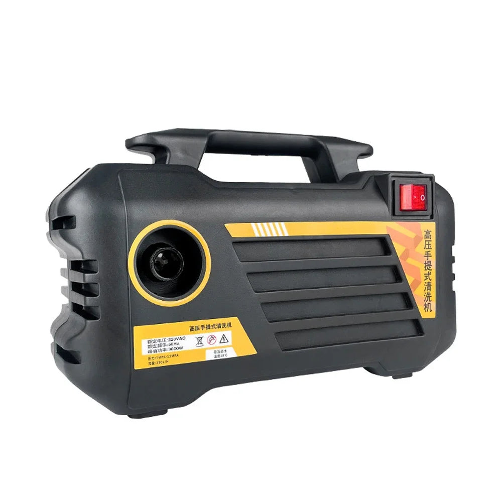 3000W Electric Pressure Washer High Power 220V/110V Car Wash Gun Home Garden Cleaning Tool with Adjustable Nozzle