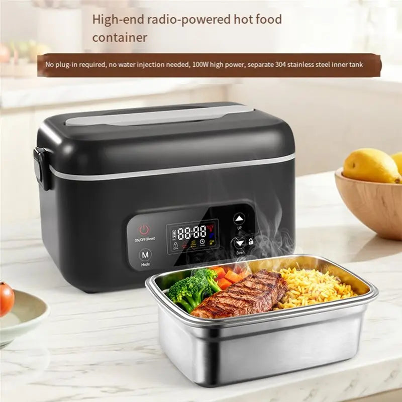 A78E-Cordless Electric Lunch Box For Adults,Heated Lunch Box With 24000Mah Battery,5.5Cups Removable Container Eu Plug