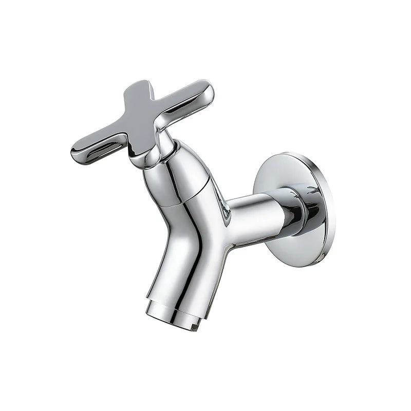 Wall Mounted Basin Faucet Mop Pool Brass Tap Outdoor Garden Faucet Single Cold Water Bathroom Accessories Kitchen Sink Faucets