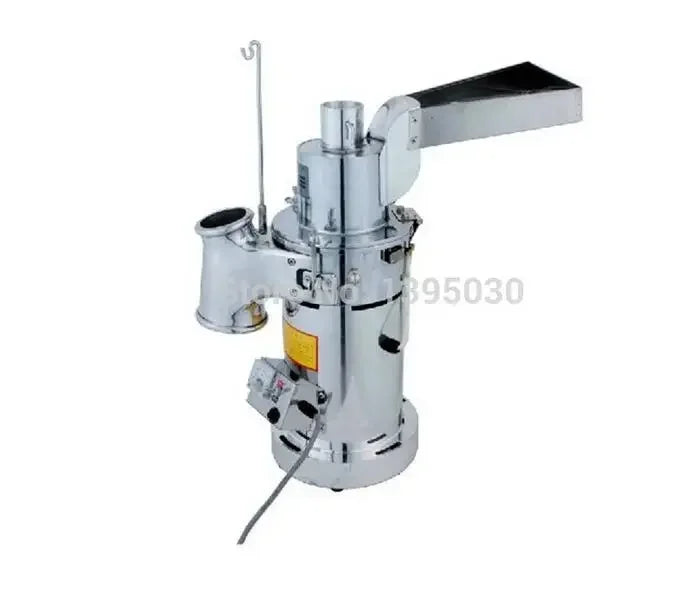 Automatic Table-type Continuous Feeding Herb Hammer Grinder Pulverizer / Herbs Grinding Machine 20kg/hour DF-20