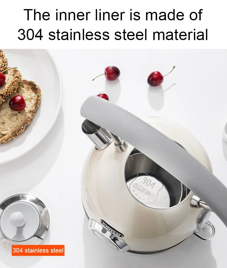 Long Spout Mouth Electric Kettle Stainless Steel Hot Water Temperature Control Meter Display Heating Boiler Pot Boiling Teapot