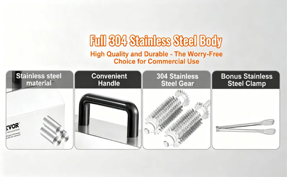 SucceBuy 17inch 54 Blades Commercial Meat Tenderizer 450W Electric Meat Tenderizer Machine for Pork Chicken Fish