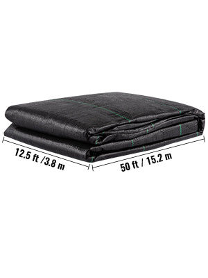 SucceBuy Commercial Grade Ground Road Large Driveway Permeable  Fabric Stabilization Roll Mat Underlayment Outdoor Waterproof