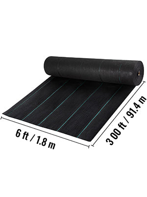 SucceBuy Commercial Grade Ground Road Large Driveway Permeable  Fabric Stabilization Roll Mat Underlayment Outdoor Waterproof