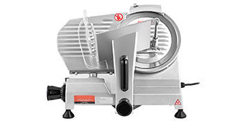 SucceBuy Meat Slicer 200W/240W/320W/340W Electric Deli Food Slicer Adjustable Thickness Commercial and Home Use Cut Meat Cheese