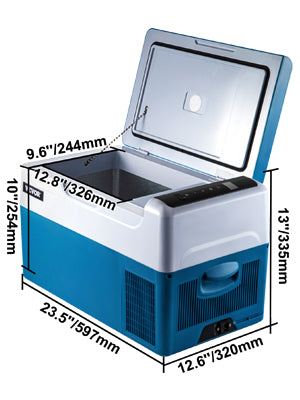 SucceBuy 20L 22L 35L 45L 55L Car Refrigerator Mini Fridge Freezer Portable Compressor Cooler DC 110-240V Ice Box for Camping