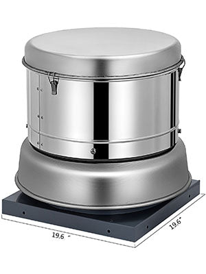 SucceBuy 1400/2400 CFM Roof Fan Up-blast Restaurant Exhaust Fans with High Speed 250W