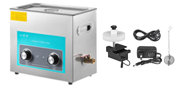 SucceBuy 6L Knob Ultrasonic Vinyl Record Cleaner Portable Washing Machine Ultrasound Dishwasher Contact Lenses Dental Jewelry